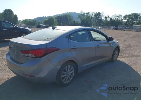 2015 Hyundai Elantra Se из США, поврежденный, VIN KMHDH4AEXFU297576